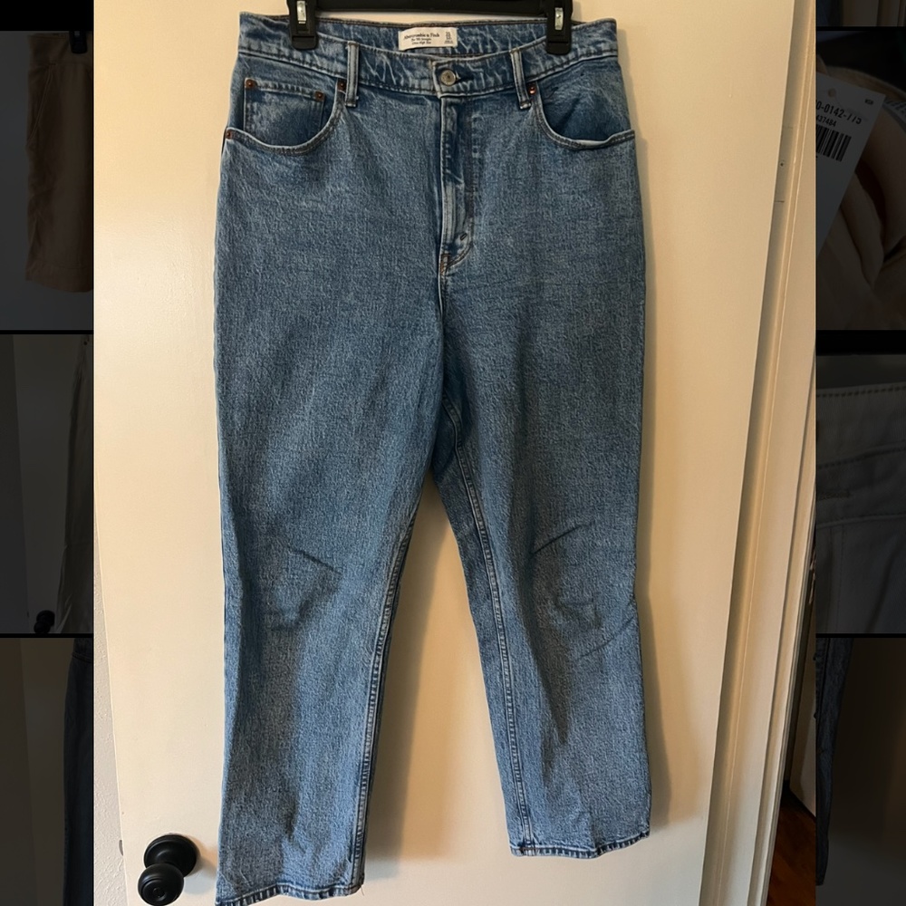Abercrombie 90s straight ultra high rise size 31 short